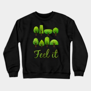 Nature wild tree design Crewneck Sweatshirt